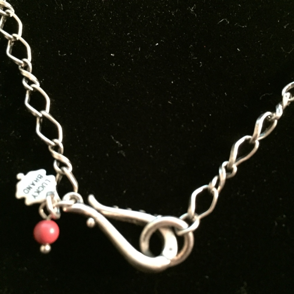 Lucky Brand Two Strand Two Pendant Necklace - Picture 2 of 4